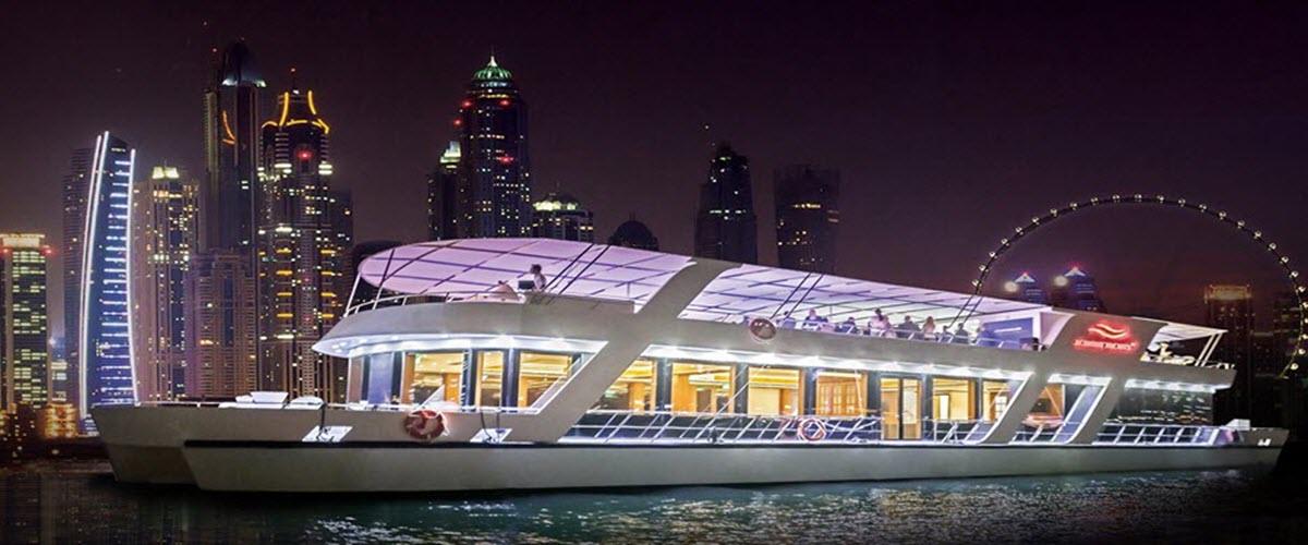 Book Dubai Marina Cruise Dinner - Arina Dubai Tourism