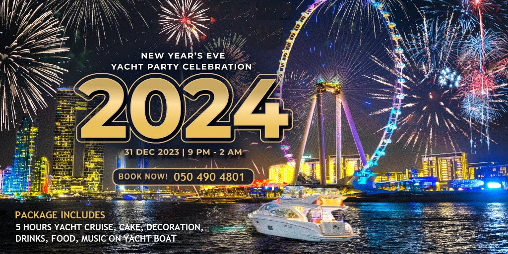 Book Yacht for New Year 2024 Evening